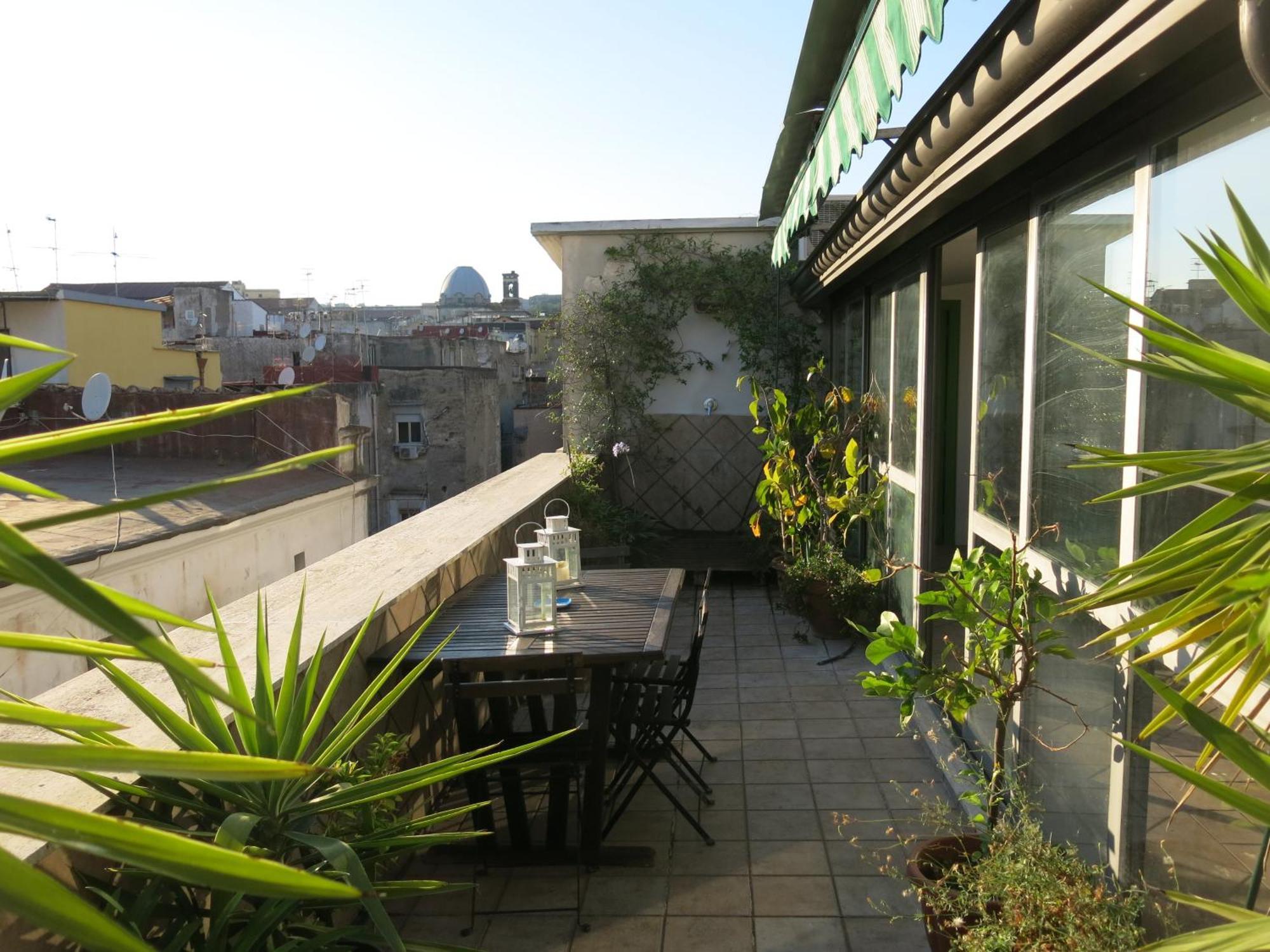 Apartmán Historical Naples With Panoramic Terrace Exteriér fotografie