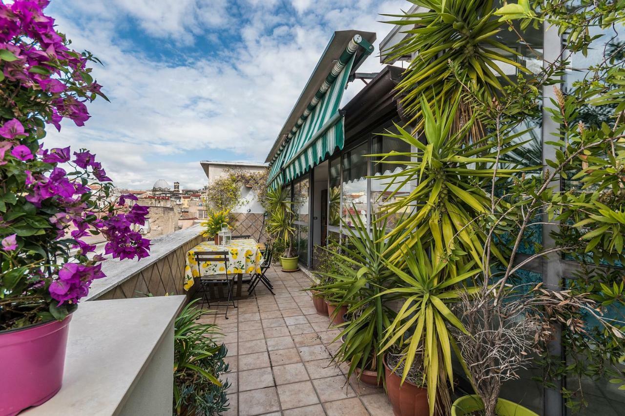 Apartmán Historical Naples With Panoramic Terrace Exteriér fotografie